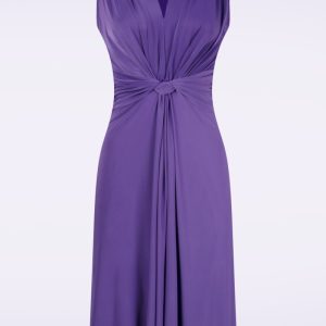 Topvintage exclusive ~ Umi Knotted Swing Kleid in Lila