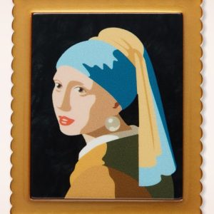 Vermeer Simplified Mini-Brosche